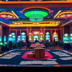 Engage with the PAKONG86 gaming experience, showcasing vibrant slot machines and colorful game elements.