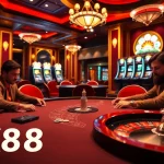 Experience the thrill of gambling with XX88 HOW: Live poker tables, vibrant slot machines, and exciting roulette action.