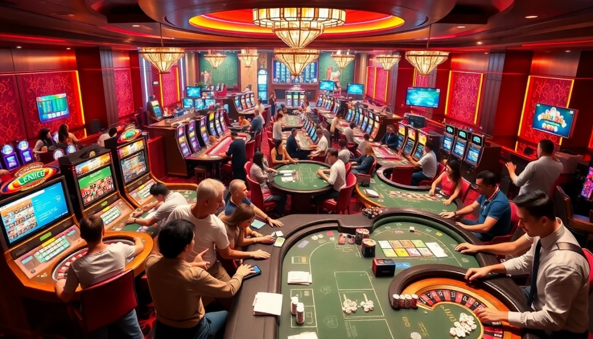 Experience the excitement of gambling at https://xx88.mex.com/ with a casino bustling with action, games, and players.
