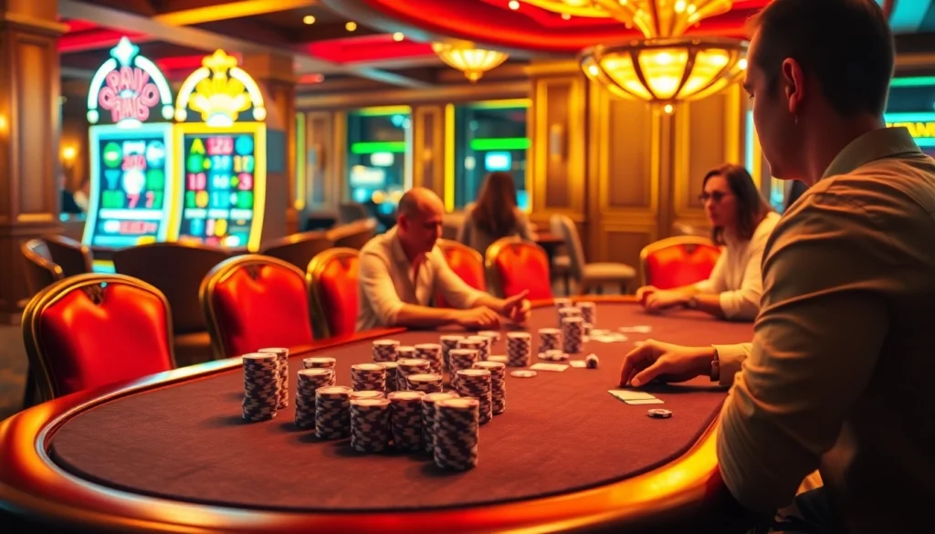 Experience the thrill of gambling as xem trực tiếp bóng đá highlights the adrenaline of live bets and casino action.